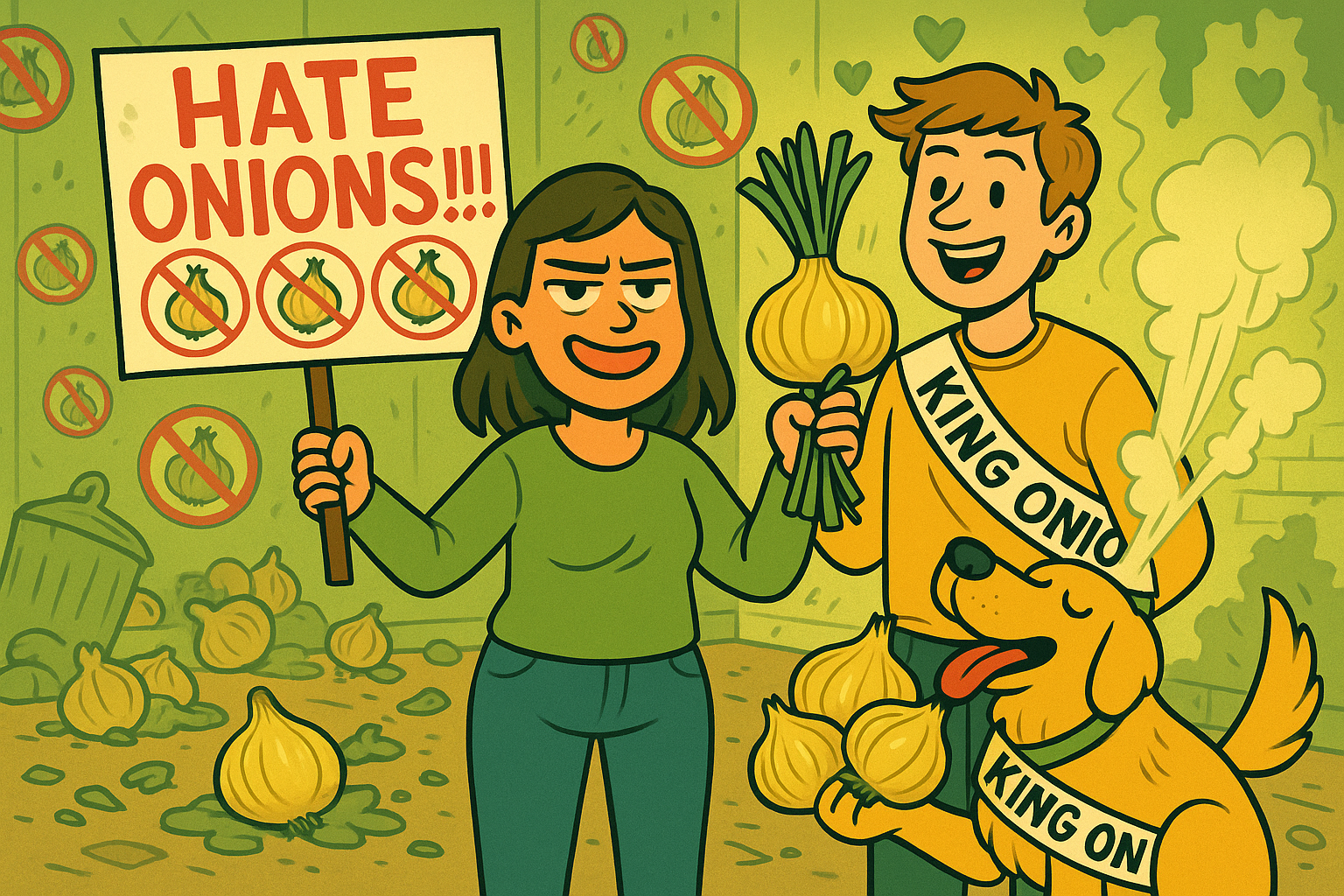 Lea and Mathi preparing for the hike